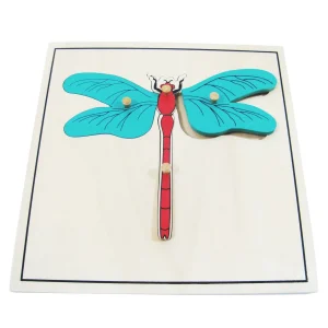 PUZZLE DE MADERA LIBÉLULA MONTESSORI