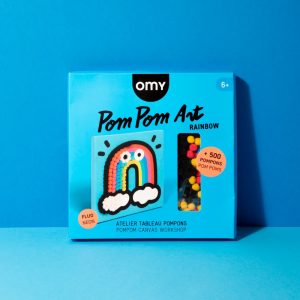 KIT DE POMPONES OMY RAINBOW