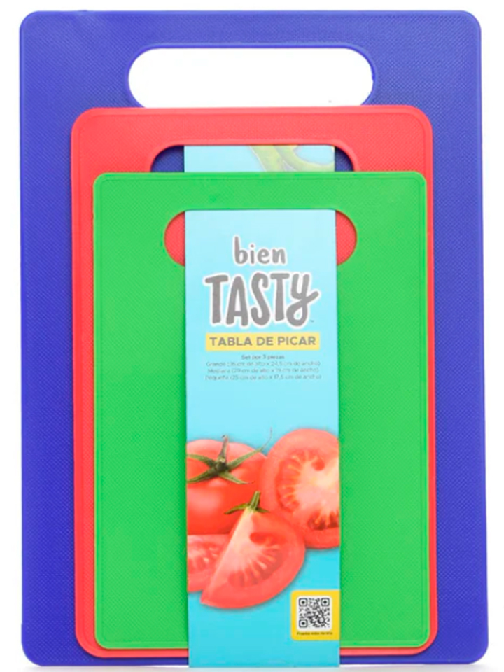 SET DE 3 TABLAS PARA PICAR TASTY 10435