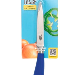 CUCHILLO UTILITARIO DE 5″ – HOJA DE ACERO INOXIDABLE TASTY 10448