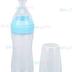 CUCHARA  SQUEEZE SILICONA CELESTE 4902508784522