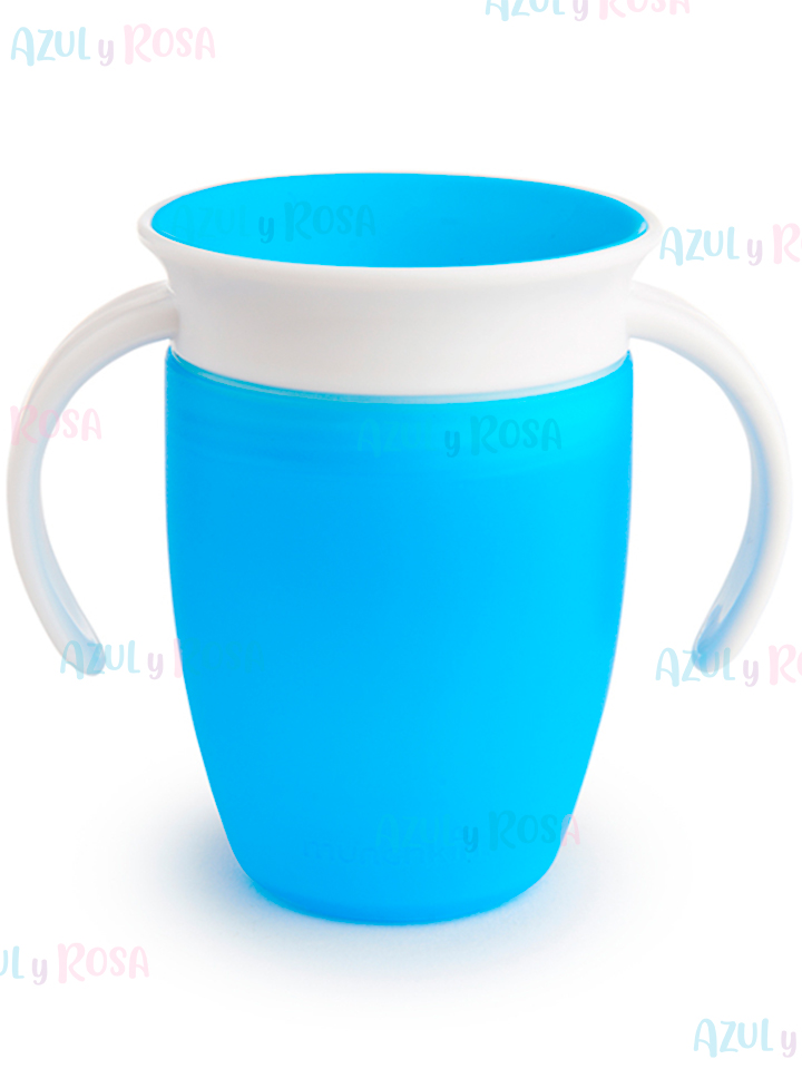 VASO ENTRENADOR MIRACLE 360 7 OZ AZUL MUNCHKIN 51854