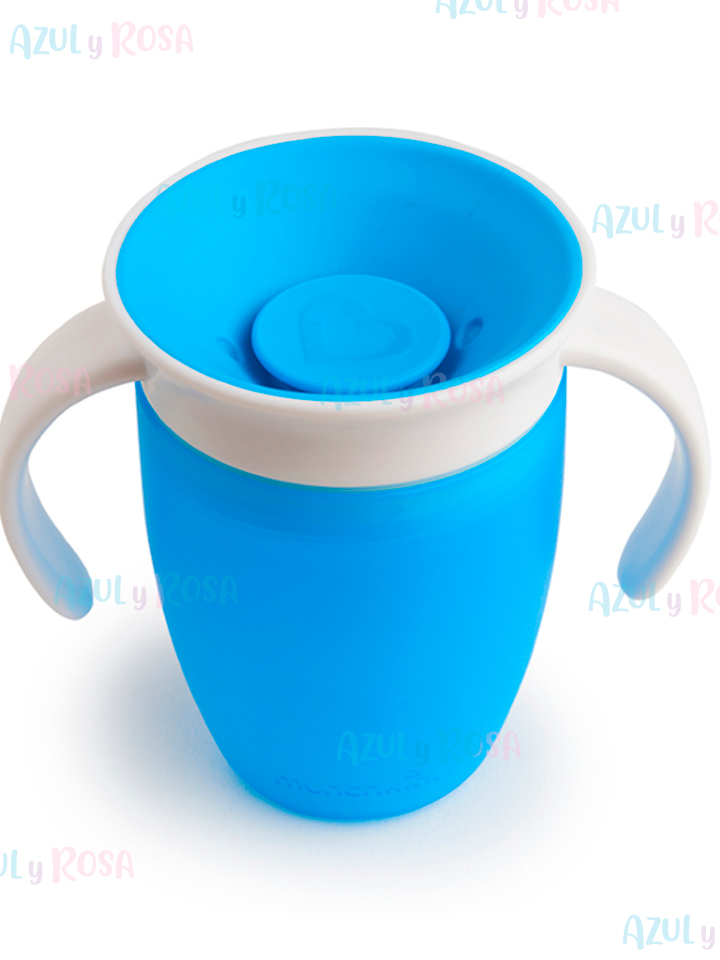 VASO ENTRENADOR MIRACLE 360 7 OZ AZUL MUNCHKIN 51854 - Imagen 2
