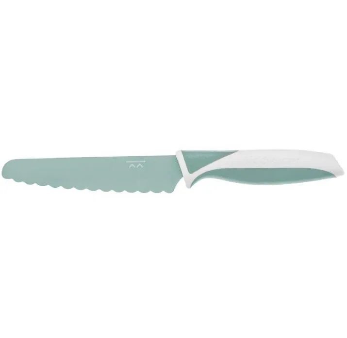 CUCHILLO DE AUTONOMÍA PARA NIÑOS ACERO INOXIDABLE VERDE SAGE