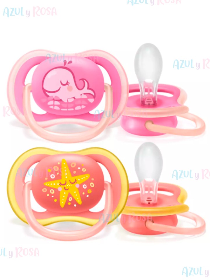 CHUPETE ULTRA AIR NINA 6-18M DUO AVENT SCF085/04