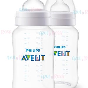 BIBERON ANTICOLICOS 11OZ 2 PZAS  AVENT SCY106/02