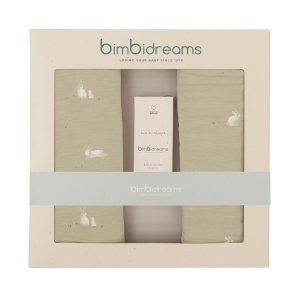 Caja de Regalo nº 7 – Gasas bambú y Agua de Colonia Bunny