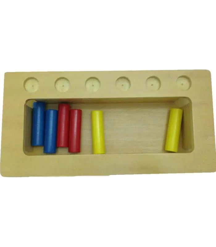 CAJA CLAVIJAS PRIMEROS CILINDROS MONTESSORI - Imagen 2