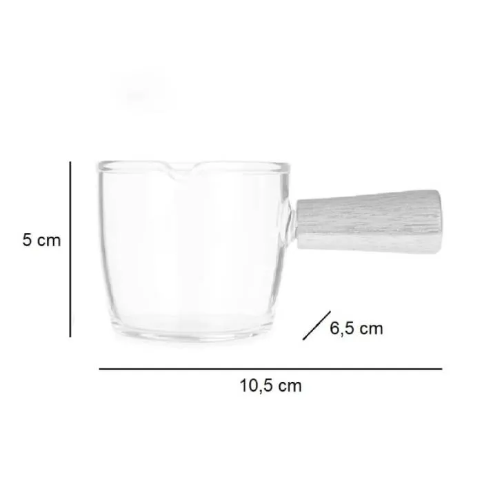 CAZO DE CRISTAL CON MANGO DE MADERA - Imagen 3