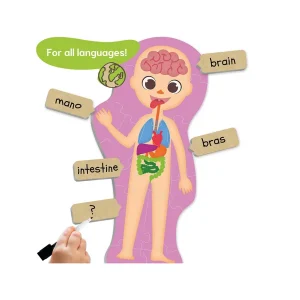 Maxy Puzzles Descubre e identifica el cuerpo humano Akros