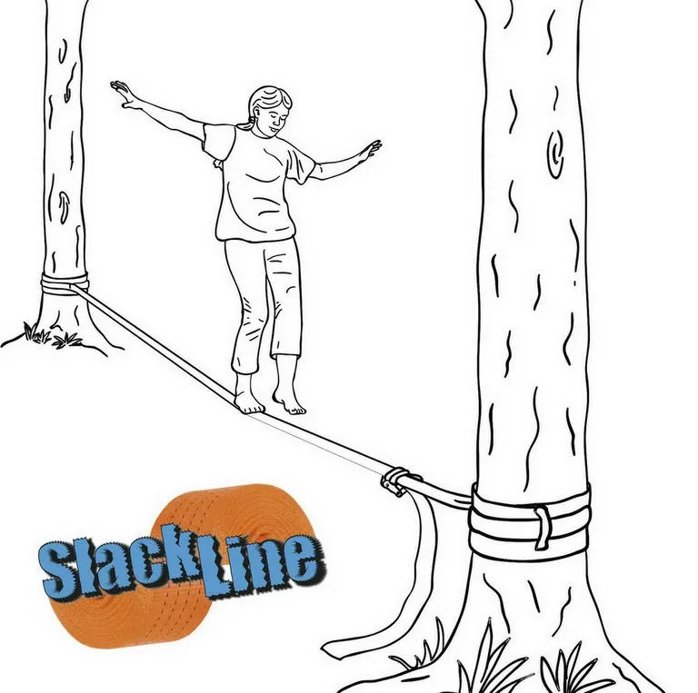 SET DE SLACKLINE PARA HACER EQUILIBRIO - Imagen 4