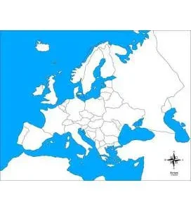 HOJA DE CONTROL SIN ETIQUETAR PUZZLE DE EUROPA MONTESSORI