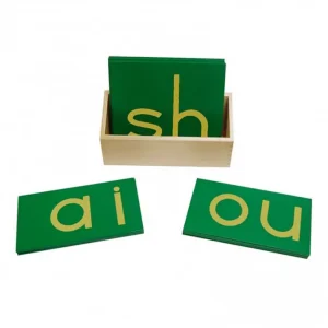 LETRAS DE LIJA IMPRENTA DOBLES MONTESSORI