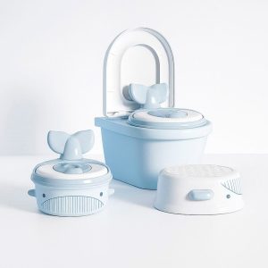 Orinal infantil multifunción, modelo ballena