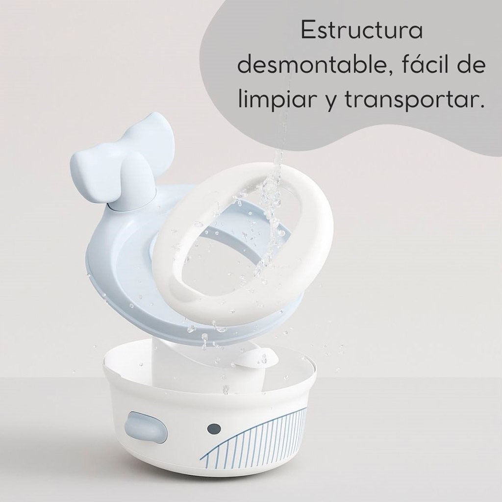 Orinal infantil multifunción, modelo ballena - Imagen 4