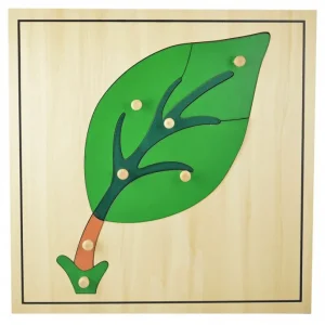 PUZZLE MADERA HOJA MONTESSORI