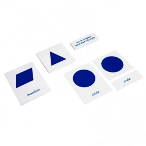 TARJETAS 3 PARTES GEOMETRÍA MONTESSORI